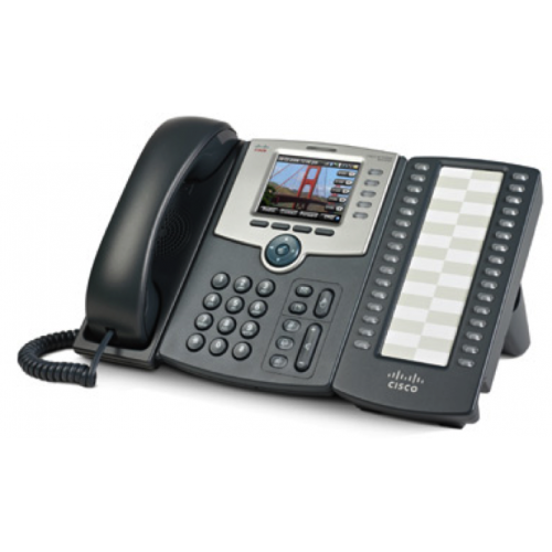 Cisco SPA 525G2 Teléfono IP de 5 Líneas, Pantalla LCD, RJ-45, Negro